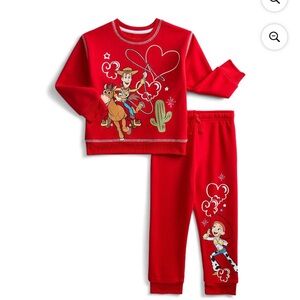 Disney pixar toy story sweatshirt and jogger set size 3T
